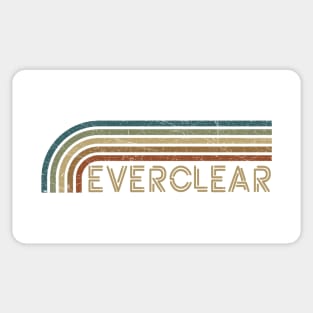 Everclear Retro Stripes Sticker